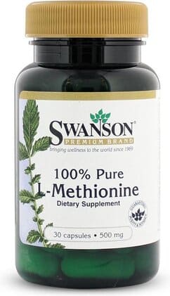Beste aminozuur methionine supplement voor huid van Swanson Health
